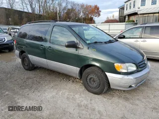2002 Toyota Sienna CE with VIN 4T3ZF19C92U442847, listed as a Copart auction lot 78918014 with 144,974 mi miles and Clean Title. Bid and sale history available at carsss.com. Image 4.