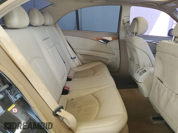 2008 Mercedes-Benz E-Class Luxury 3.5L with VIN WDBUF56X28B246399, listed as a Copart auction lot 47385145 with 129,351 mi miles and Clean Title. Bid and sale history available at carsss.com. Image 10.