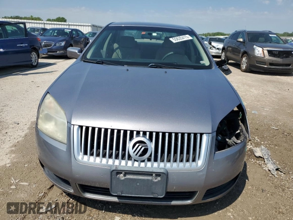 2007 Mercury Milan with VIN 3MEHM07Z37R607983, listed as a Copart auction lot 55635415 with 216,983 mi miles and Salvage title. Bid and sale history available at DreamBid. Image 5.