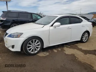 2008 Lexus IS 250 with VIN JTHBK262685075547, listed as a Copart auction lot 52454725 with 140,289 mi miles and Salvage Title. Bid and sale history available at carsss.com. Image 1.