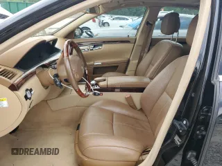 2007 Mercedes-Benz S 550 with VIN WDDNG71X47A121193, listed as a Copart auction lot 54193185 with 233,090 mi miles and Salvage Title. Bid and sale history available at DreamBid. Image 7.