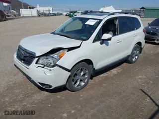 2015 Subaru Forester 2.5i Touring with VIN JF2SJAWC5FH546754, listed as a IAAI auction lot 41665828 with 97,231 mi miles. Bid and sale history available at carsss.com. Image 17.