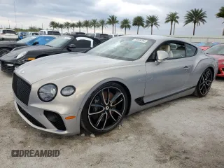 2020 Bentley Continental GT First Edition with VIN SCBCG2ZGXLC075749, listed as a Copart auction lot 75099294 with Not provided miles and Non repairable. Bid and sale history available at DreamBid. Image 1.