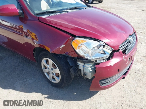 2009 Hyundai Accent Auto GLS with VIN KMHCN46C79U367311, listed as a IAAI auction lot 41861834 with 165,937 mi miles. Bid and sale history available at carsss.com. Image 6.
