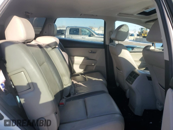 2010 Mazda CX-9 Touring with VIN JM3TB2MA8A0210943, listed as a Copart auction lot 86631524 with Not Provided miles and Salvage Title. Bid and sale history available at carsss.com. Image 11.