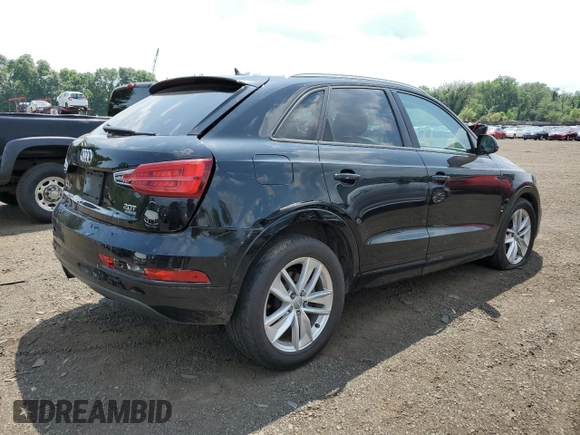 2017 Audi Q3 Premium with VIN WA1ECCFS5HR001511, listed as a Copart auction lot 60853085 with 70,818 mi miles and Salvage title. Bid and sale history available at DreamBid. Image 3.
