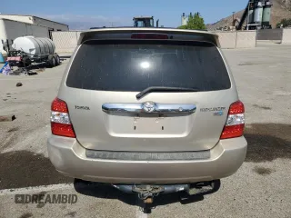 2007 Toyota Highlander Hybrid w/3rd Row with VIN JTEDW21A970021759, listed as a Copart auction lot 71891704 with 0 mi miles and Salvage Title. Bid and sale history available at carsss.com. Image 6.