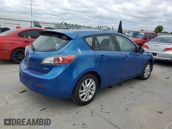 2012 Mazda Mazda3 i Touring with VIN JM1BL1L81C1567887, listed as a Copart auction lot 52646325 with 151,206 mi miles and Salvage Title. Bid and sale history available at carsss.com. Image 3.