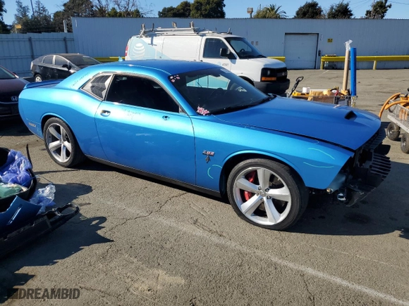 2015 Dodge Challenger SRT 392 with VIN 2C3CDZDJ7FH912125, listed as a Copart auction lot 87954765 with NaN miles and Salvage Title. Bid and sale history available at carsss.com. Image 4.