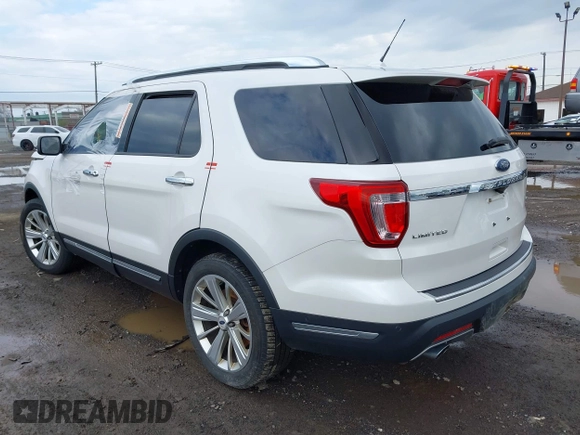 2018 Ford Explorer Limited with VIN 1FM5K8FH0JGC82723, listed as a IAAI auction lot 41983537 with 101,487 mi miles and . Bid and sale history available at carsss.com. Image 3.