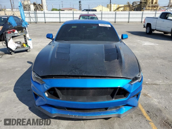 2021 Ford Mustang GT with VIN 1FA6P8CF6M5156028, listed as a Copart auction lot 59390225 with 34,824 mi miles and Non repairable. Bid and sale history available at DreamBid. Image 5.
