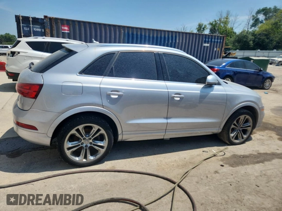 2016 Audi Q3 Premium Plus with VIN WA1EFCFS8GR022195, listed as a Copart auction lot 65636575 with 130,774 mi miles and Clean title. Bid and sale history available at DreamBid. Image 3.