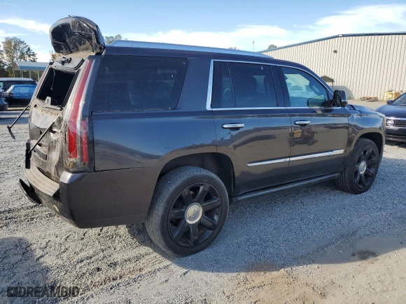 2017 Cadillac Escalade Platinum with VIN 1GYS4DKJ1HR354671, listed as a Copart auction lot 77090654 with 108,495 mi miles and Salvage Title. Bid and sale history available at carsss.com. Image 3.