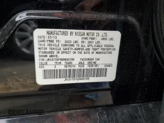 2014 Infiniti Q50 Hybrid Sport with VIN JN1AV7AP9EM690795, listed as a Copart auction lot 45060535 with 100,537 mi miles and Salvage Title. Bid and sale history available at carsss.com. Image 13.
