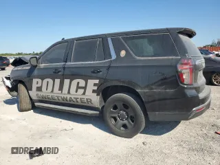 2023 Chevrolet Tahoe Commercial with VIN 1GNSCLED4PR507963, listed as a Copart auction lot 50019835 with 10,945 mi miles and Non repairable. Bid and sale history available at DreamBid. Image 2.