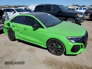 2024 Audi RS 3 z VIN WUAG4DGY9RA900847, wystawiony jako Copart lot #67999104 z przebiegiem 4017 mil mil oraz Szkody całkowita. Historia ofert i sprzedaży dostępna na DreamBid. Obrazek 4.