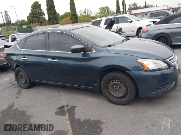 2014 Nissan Sentra S with VIN 3N1AB7AP6EY268974, listed as a IAAI auction lot 42159041 with 130,588 mi miles and . Bid and sale history available at DreamBid. Image 13.