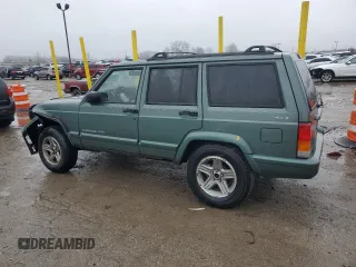 2000 Jeep Cherokee Classic with VIN 1J4FF58S8YL207395, listed as a Copart auction lot 43347745 with 0 mi miles and Clean Title. Bid and sale history available at carsss.com. Image 2.