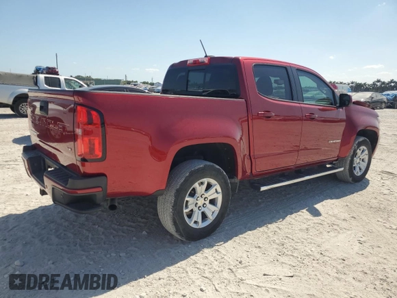 2021 Chevrolet Colorado 2WD LT с VIN 1GCGSCEN3M1147668, выставлен на аукционе Copart как лот 53610805 с пробегом 41 329 миль миль и На запчасти • Non repairable. История ставок и продаж доступна на DreamBid. Изображение 3.
