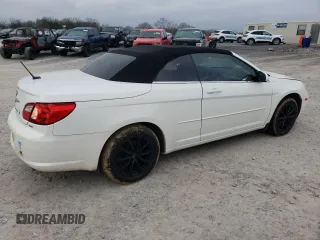 2008 Chrysler Sebring Touring with VIN 1C3LC55R18N295282, listed as a Copart auction lot 87850465 with 123,728 mi miles and Salvage Title. Bid and sale history available at carsss.com. Image 3.