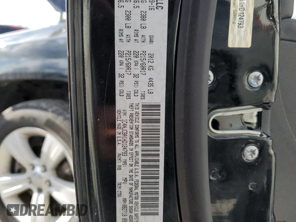 2017 Jeep Compass Sport SE with VIN 1C4NJCBA1HD124793, listed as a Copart auction lot 76044714 with 97,220 mi miles and Salvage title. Bid and sale history available at DreamBid. Image 12.