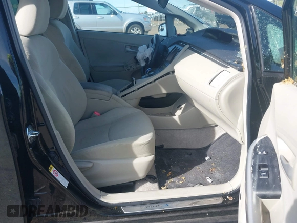 2011 Toyota Prius I with VIN JTDKN3DU9B0302351, listed as a IAAI auction lot 41833063 with 93,635 mi miles. Bid and sale history available at carsss.com. Image 5.