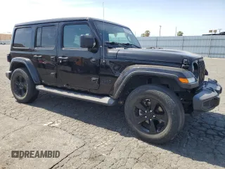 2021 Jeep Wrangler Unlimited Sahara с VIN 1C4HJXEG5MW731203, выставлен на аукционе Copart как лот 58005355 с пробегом 57 559 миль миль и Списание • Salvage title. История ставок и продаж доступна на DreamBid. Изображение 4.