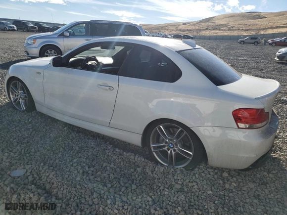 2011 BMW 1 Series 135i with VIN WBAUC9C55BVM10316, listed as a Copart auction lot 80777354 with 54,155 mi miles and Salvage Title. Bid and sale history available at carsss.com. Image 2.