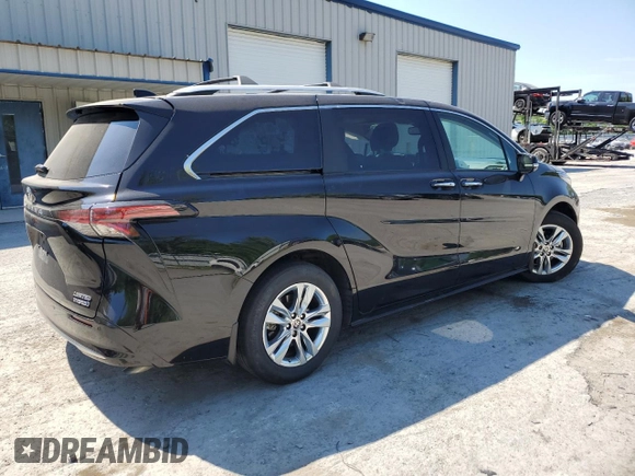 2022 Toyota Sienna Limited with VIN 5TDZSKFC4NS064982, listed as a Copart auction lot 57574594 with 28,142 mi miles and Salvage Title. Bid and sale history available at carsss.com. Image 3.