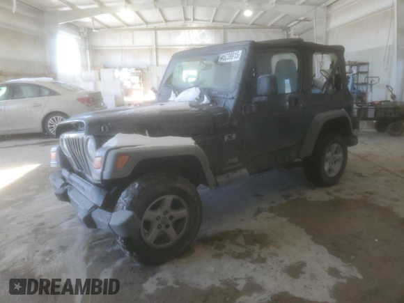 2004 Jeep Wrangler X with VIN 1J4FA39SX4P754012, listed as a Copart auction lot 45239915 with 160,473 mi miles and Salvage title. Bid and sale history available at DreamBid. Image 1.