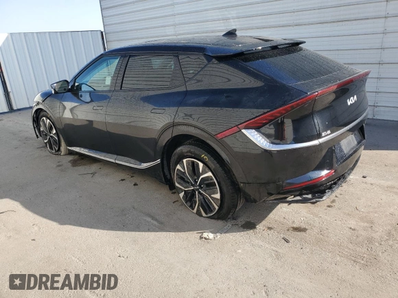 2023 Kia EV6 Wind with VIN KNDC34LA9P5111255, listed as a Copart auction lot 75493074 with 78,294 mi miles and Salvage Title. Bid and sale history available at carsss.com. Image 2.