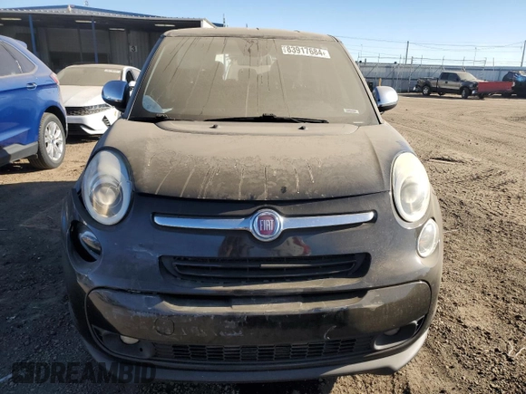 2014 FIAT 500L Lounge with VIN ZFBCFACH4EZ018056, listed as a Copart auction lot 83917684 with 151,664 mi miles and Salvage Title. Bid and sale history available at DreamBid. Image 5.