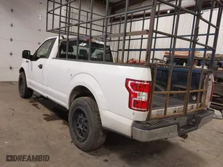 2019 Ford F-150 XL with VIN 1FTMF1C53KKE18847, listed as a IAAI auction lot 41526344 with 184,942 mi miles. Bid and sale history available at carsss.com. Image 3.