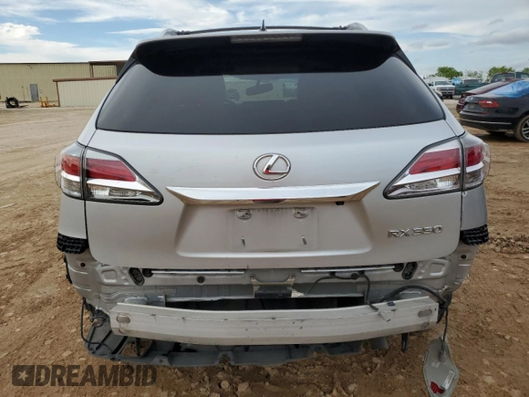 2015 Lexus RX 350 with VIN 2T2ZK1BAXFC152584, listed as a Copart auction lot 51009475 with 172,131 mi miles and Salvage Title. Bid and sale history available at carsss.com. Image 6.