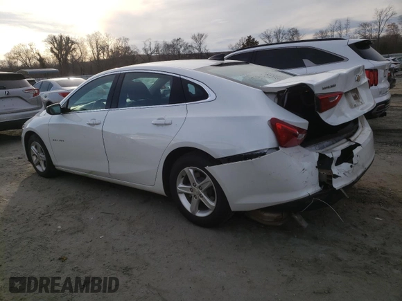 2022 Chevrolet Malibu LS with VIN 1G1ZC5ST4NF176419, listed as a Copart auction lot 45702185 with 74,782 mi miles and Salvage Title. Bid and sale history available at DreamBid. Image 2.