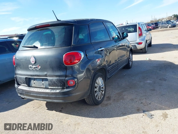 2014 FIAT 500L Easy with VIN ZFBCFABH6EZ028069, listed as a IAAI auction lot 41303148 with 131,757 mi miles and . Bid and sale history available at DreamBid. Image 4.