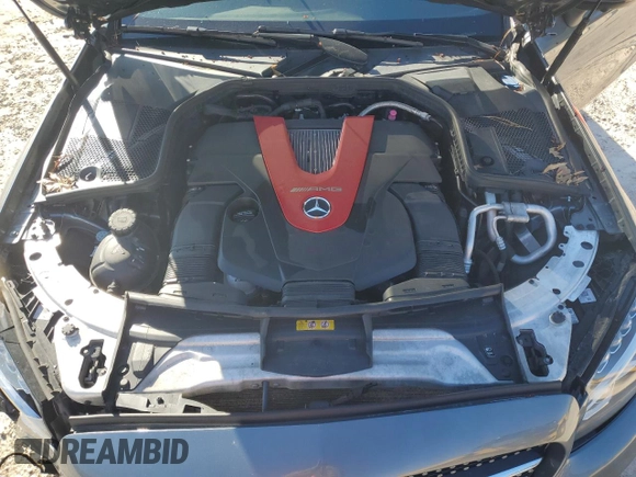 2017 Mercedes-Benz C 43 AMG with VIN WDDWJ6EB5HF521833, listed as a Copart auction lot 48008135 with 106,392 mi miles and Salvage Title. Bid and sale history available at carsss.com. Image 11.