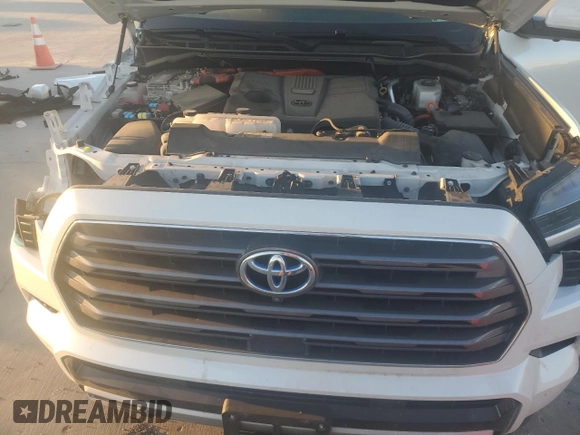 2023 Toyota Sequoia SR5 with VIN 7SVAAAAA9PX001329, listed as a Copart auction lot 75925634 with 0 mi miles and Salvage Title. Bid and sale history available at carsss.com. Image 12.