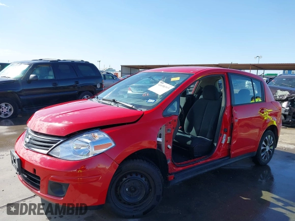 2010 Nissan Versa 1.8 S with VIN 3N1BC1CP2AL387348, listed as a IAAI auction lot 41698393 with 171,822 mi miles. Bid and sale history available at carsss.com. Image 6.