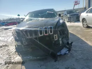 2015 Jeep Cherokee Sport with VIN 1C4PJMAB4FW588042, listed as a Copart auction lot 45660385 with 186,455 mi miles and Salvage Title. Bid and sale history available at carsss.com. Image 14.
