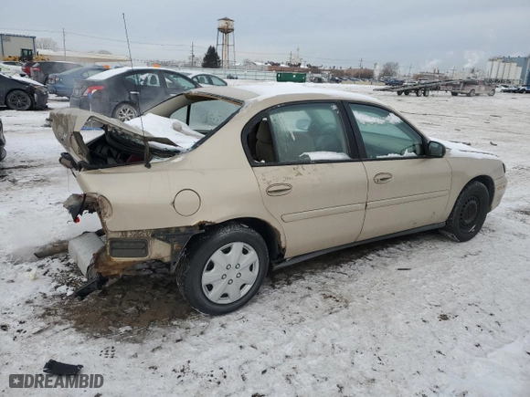 2003 Chevrolet Malibu with VIN 1G1ND52J43M560302, listed as a Copart auction lot 45064555 with 248,865 mi miles and Salvage Title. Bid and sale history available at carsss.com. Image 3.