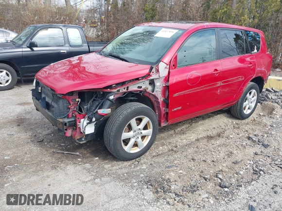 2007 Toyota RAV4 Limited with VIN JTMBK31V475035653, listed as a IAAI auction lot 41837896 with 185,553 mi miles. Bid and sale history available at carsss.com. Image 2.