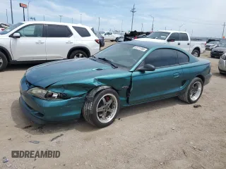 1996 Ford Mustang GT with VIN 1FALP42X6TF186533, listed as a Copart auction lot 61011265 with 122,020 mi miles and Salvage title. Bid and sale history available at DreamBid. Image 1.