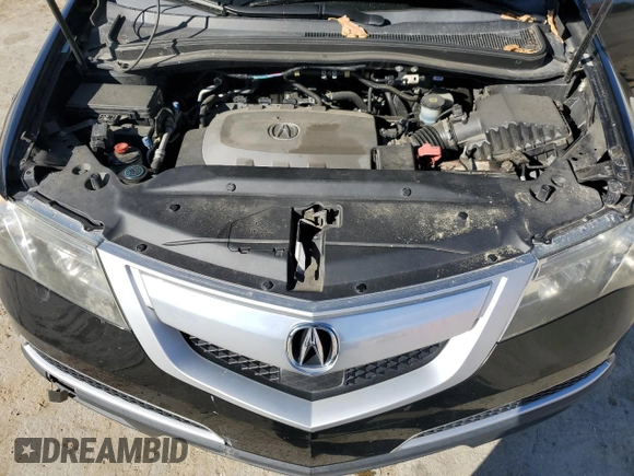 2011 Acura MDX Advance with VIN 2HNYD2H74BH527715, listed as a Copart auction lot 46184555 with 243,540 mi miles and Salvage title. Bid and sale history available at DreamBid. Image 12.