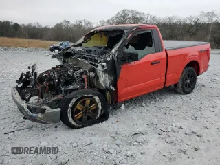 2021 Ford F-150 XL with VIN 1FTMF1EB6MKE70141, listed as a Copart auction lot 86607594 with 0 mi miles and Salvage Title. Bid and sale history available at carsss.com. Image 1.