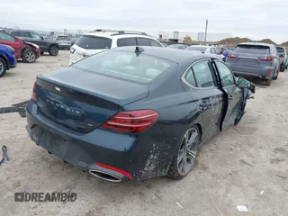 2024 Genesis G70 3.3T Sport Advanced with VIN KMTG54SE4RU139023, listed as a IAAI auction lot 41646110 with 12,204 mi miles. Bid and sale history available at carsss.com. Image 4.