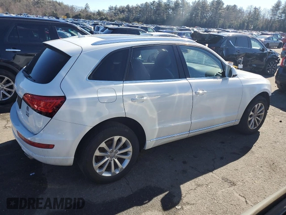 2015 Audi Q5 Premium Plus with VIN WA1LFBFP0FA072471, listed as a Copart auction lot 46832205 with 158,976 mi miles and Salvage title. Bid and sale history available at DreamBid. Image 3.