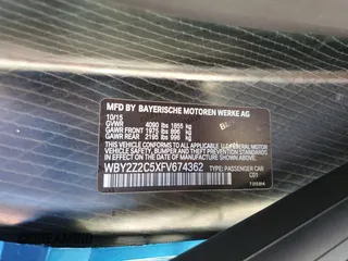 2015 BMW i8 with VIN WBY2Z2C5XFV674362, listed as a Copart auction lot 77100464 with 67,061 mi miles and Clean Title. Bid and sale history available at carsss.com. Image 12.