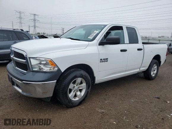 2017 Ram 1500 ST with VIN 1C6RR7FG0HS692634, listed as a Copart auction lot 55267935 with 108,408 mi miles and Salvage title. Bid and sale history available at DreamBid. Image 1.
