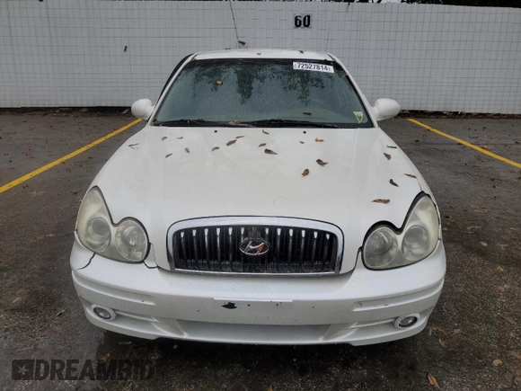 2003 Hyundai Sonata with VIN KMHWF25H43A771557, listed as a Copart auction lot 72527814 with 155,558 mi miles and Salvage Title. Bid and sale history available at carsss.com. Image 5.